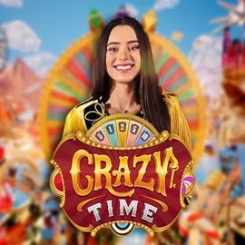 Crazy Time logo by Evolution at Betflag CasinoCrazy Time