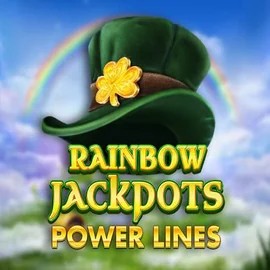Rainbow Jackpots Power Lines slot logo by Red Tiger Gaming at Betflag Casino
