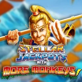 Play the Stellar Jackpots with More Monkeys slot by Lightning Box Game on Betflag Casino