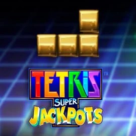 Tetris Super Jackpots slot visual from WMS available on betflag-casino.it.com